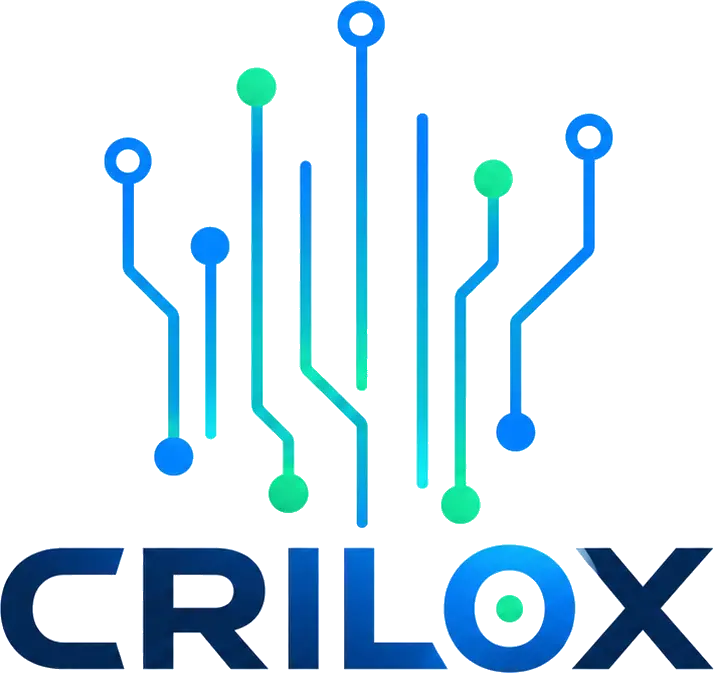 CRILOX wordmark imagined as a systems environment